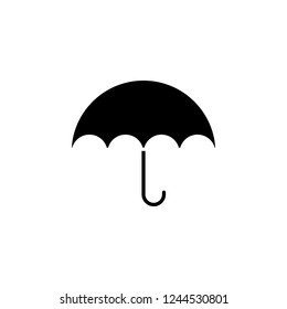 umbrella icon. Simple glyph vector of weather set for UI and UX, website or mobile application
