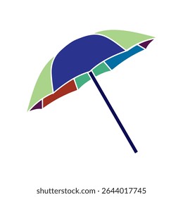 Umbrella icon. Simple illustration of umbrella