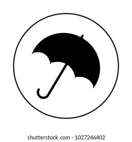 Umbrella icon. Simple illustration. Flat design, vector.