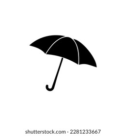 Umbrella icon. Simple illustration of umbrella vector icon for web. Rain protection symbol. Flat design style.