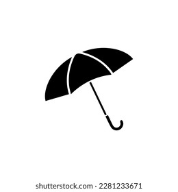 Umbrella icon. Simple illustration of umbrella vector icon for web. Rain protection symbol. Flat design style.