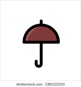 Umbrella icon stock vector illustration