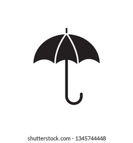 Umbrella icon style flat trendy