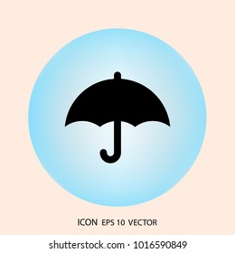 umbrella icon in style isolated on background. Vector illustration, EPS10.
