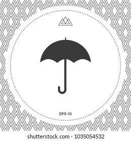 Umbrella icon symbol