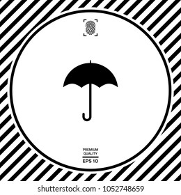 Umbrella icon symbol