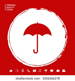 Umbrella icon symbol