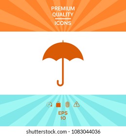 Umbrella icon symbol
