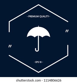 Umbrella icon symbol