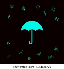 Umbrella icon symbol