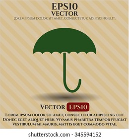 Umbrella icon or symbol