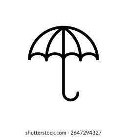 Umbrella icon symbol for apps and websites. umbrella sign and symbol