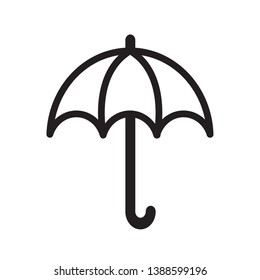 umbrella icon symbol sign, vector, eps 10