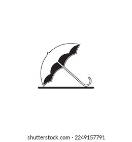 umbrella icon symbol sign vector
