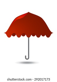 umbrella icon symbol vector illustration