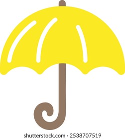 Umbrella icon or symbol for weather icon