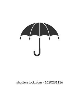 Umbrella icon template color editable. Umbrella symbol vector sign isolated on white background.