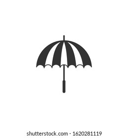 Umbrella icon template color editable. Umbrella symbol vector sign isolated on white background.