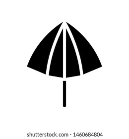 Umbrella Icon , Train Savety Water Template Logo Design Vector Illustration , Outline Solid Background White
