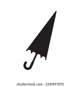umbrella icon in trendy flat design 