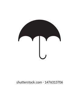 umbrella icon trendy flat design