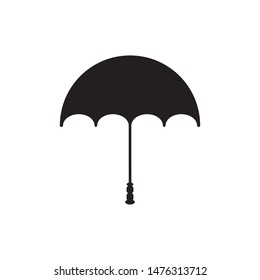 umbrella icon trendy flat design