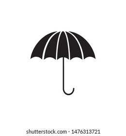umbrella icon trendy flat design