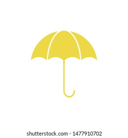 umbrella icon trendy flat design