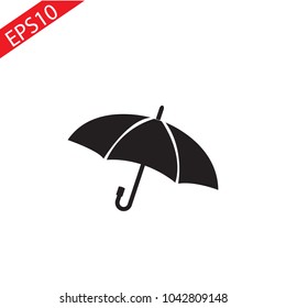 Umbrella icon in trendy flat style isolated on background. Umbrella icon page symbol for your web site design Umbrella icon logo, app, UI. Umbrella icon Vector illustration, EPS10