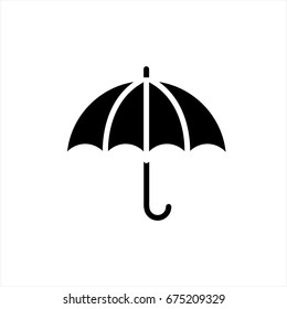 Umbrella icon in trendy flat style isolated on background. Umbrella icon page symbol for your web site design Umbrella icon logo, app, UI. Umbrella icon Vector illustration, EPS10.