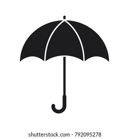 umbrella icon in trendy flat style 