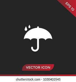 Umbrella icon vector