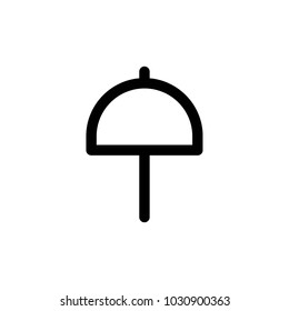 vector de icono de paraguas