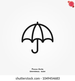 Umbrella icon vector