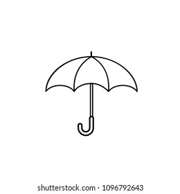 umbrella icon vector