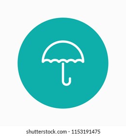 umbrella icon vector