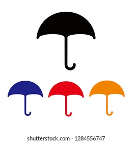 umbrella icon vector