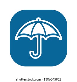 umbrella icon vector