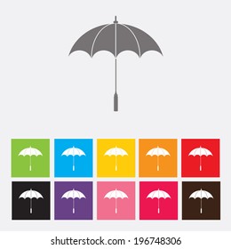 Umbrella icon - Vector