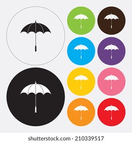 Umbrella icon - Vector