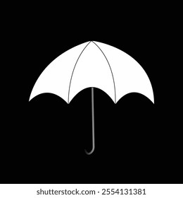 umbrella icon with vector icon