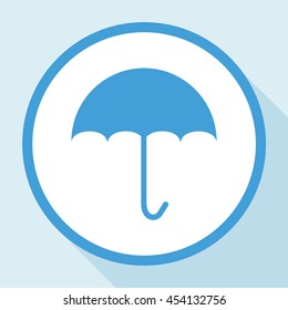 Umbrella icon vector.