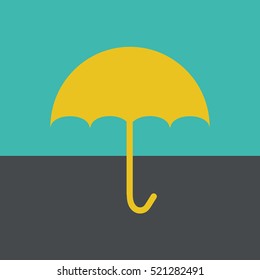 Umbrella icon vector.