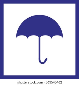 Umbrella icon vector.
