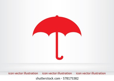 Umbrella icon vector.