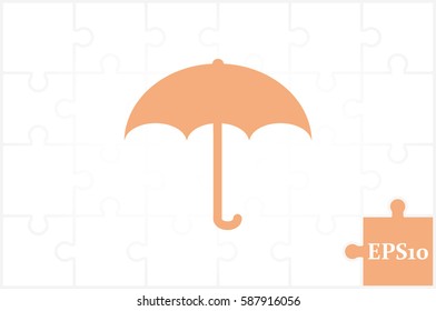 Umbrella icon vector