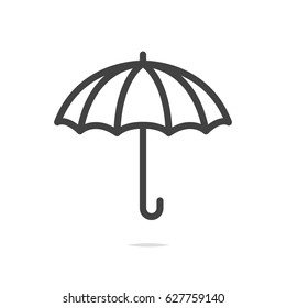 Umbrella icon vector