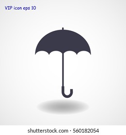 umbrella icon, vector best flat icon, EPS