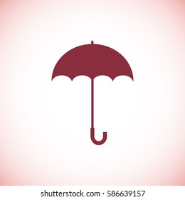 umbrella icon, vector best flat icon, EPS