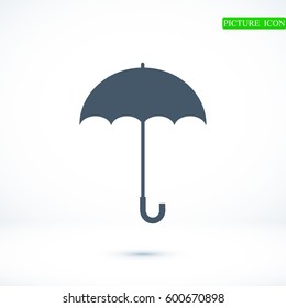 umbrella icon, vector best flat icon, EPS